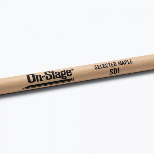  On-Stage Maple Drum Sticks (SD1, Round Tip, 12-Pair)