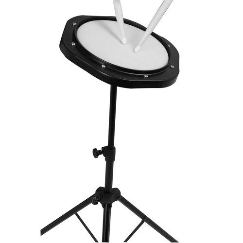  On-Stage Drum Practice Pad with Stand & Bag