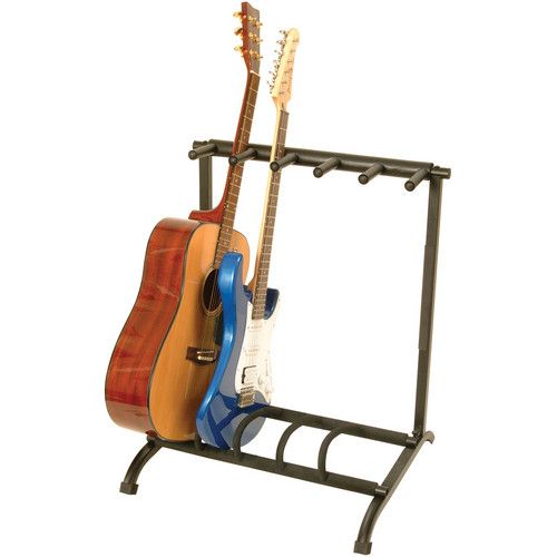  On-Stage GS7561 5-Space Foldable Multi-Guitar Rack Stand