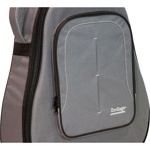  On-Stage Hybrid Acoustic Guitar Gig Bag (Charcoal Gray)