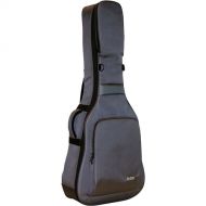 On-Stage Deluxe Acoustic Guitar Gig Bag (Charcoal Gray)