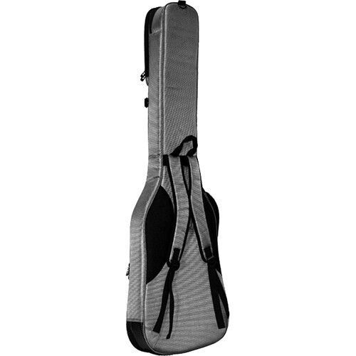  On-Stage Deluxe Bass Guitar Gig Bag (Charcoal Gray)