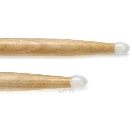  On-Stage Maple Drumsticks 12-pair - 5B - Nylon Tip