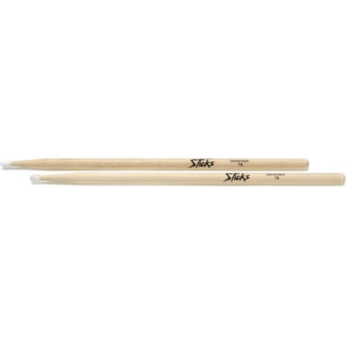  On-Stage Maple Drumsticks 12-pair - 7A - Nylon Tip