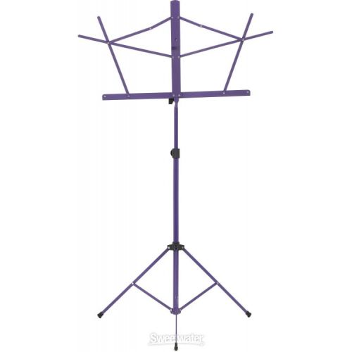  On-Stage SM7122PB Compact Sheet Music Stand with Bag - Purple