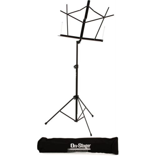  On-Stage SM7122BB Compact Folding Music Stand with Bag (5 Pack)
