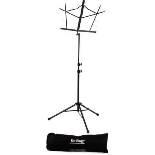  On-Stage Tubular Tripod Base Sheet Music Stand