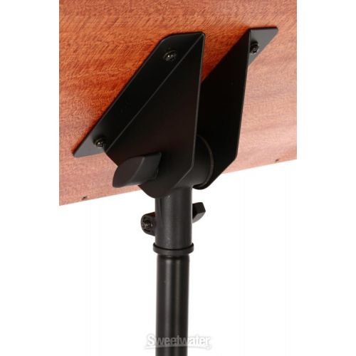  On-Stage SM7312W Conductor Stand with Wide Rosewood Bookplate