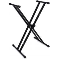 On-Stage KS7171 Double-X Keyboard Stand with Bolted Attachment