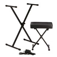 On-Stage KPK6550 Keyboard Stand/Bench Pack with Sustain Pedal
