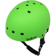 Skateboard Helmet, OnBros Bike Helmets for Men and Women, Road Bike Helmets for Adults, Adjustable BMX Cycling Skates Scooter Helmets, Multi-Sport Helmet for Youth and Adults