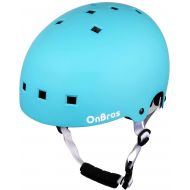 Skateboard Helmet, OnBros Bike Helmets for Men and Women, Road Bike Helmets for Adults, Adjustable BMX Cycling Skates Scooter Helmets, Multi-Sport Helmet for Youth and Adults