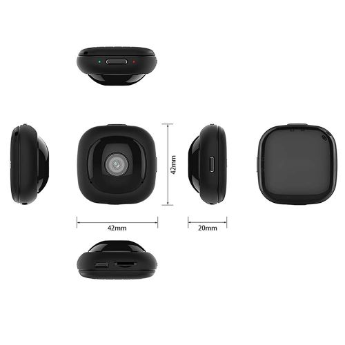  OnReal Body Camera 1080P Action Camera Mini Wearable Camera Compatible with iOSAndroid Phone APP