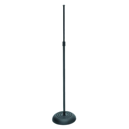  On-Stage MS7201B Round Base Mic Stand, Black