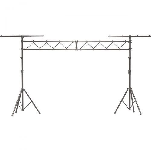  On-Stage},description:A low-cost alternative in lighting stands that can hold a total of 16 PAR cans! Includes two tripod base lighting stands with three section shafts and T-bars.