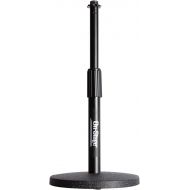 OnStage DS7200B Adjustable Desktop Microphone Stand, Black