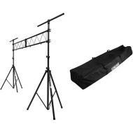On-Stage LS7730 Lighting Stand with Truss & On Stage LSB-6500 Lighting Truss Carry Bag