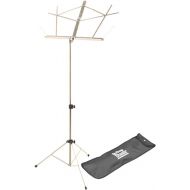 On-Stage SM7122NB Compact Folding Sheet Music Stand with Bag, Nickel