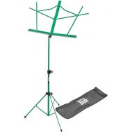 On-Stage SM7122GRB Compact Folding Sheet Music Stand with Bag, Green