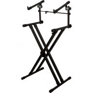 OnStage On-Stage Stands Deluxe Heavy Duty X 2-Tier Keyboard Stand
