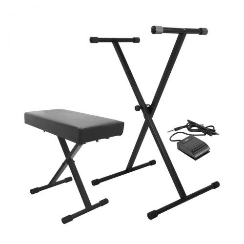  OnStage On-Stage KPK6520 Keyboard Stand/Bench Pack with KSP20 Sustain Pedal