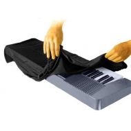 OnStage On-Stage Keyboard Dust Cover for 61 or 76 Key Keyboards, Black