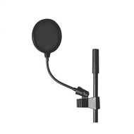 On-Stage ASVS4-B 4 Microphone Pop Filter with Clothes-Pin Style Clip