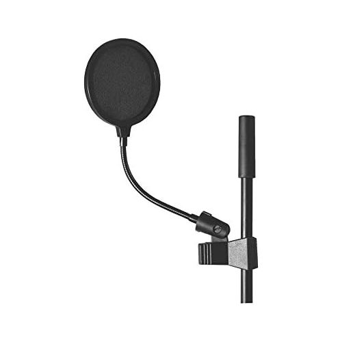  On-Stage ASVS4-B 4 Microphone Pop Filter with Clothes-Pin Style Clip