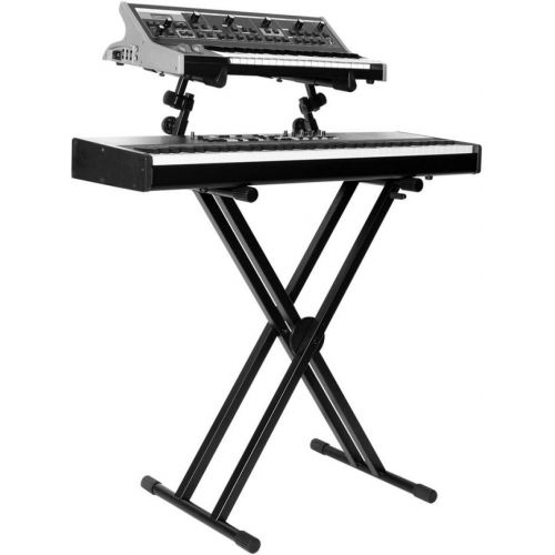  On-Stage KS7292 Double-X Ergo Lok Keyboard Stand with 2nd Tier