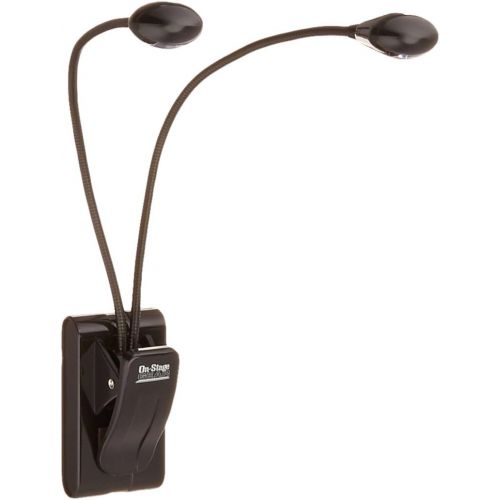  On-Stage LED202R Clip-On Dual LED Stage Light, Red