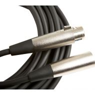 OnStage CBI MLC LowZ XLR Male to XLR Female Microphone Cable, 20 Feet
