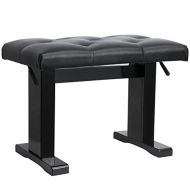 OnStage On-Stage KB9503B Height Adjustable Piano Bench, Black Gloss