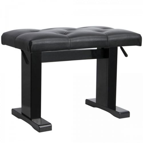  OnStage On-Stage KB9503B Height Adjustable Piano Bench, Black Gloss