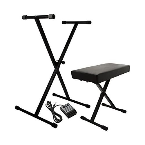  OnStage On-Stage KPK6520 Keyboard StandBench Pack with Sustain Pedal