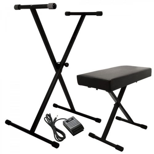  On-Stage KPK6520 Keyboard StandBench Pak with Sustain Pedal