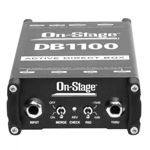  On-Stage DB1100 Active DI Box with Stereo-to-Mono Summing