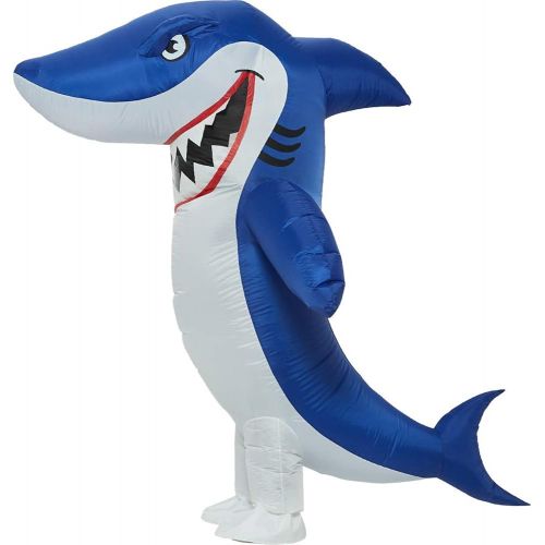  할로윈 용품One Casa Inflatable Costume Full Body Shark Air Blow up Funny Party Halloween Costume for Adult