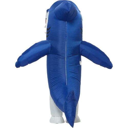  할로윈 용품One Casa Inflatable Costume Full Body Shark Air Blow up Funny Party Halloween Costume for Adult