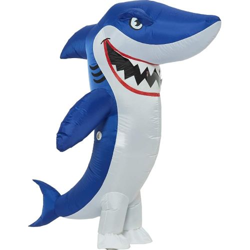  할로윈 용품One Casa Inflatable Costume Full Body Shark Air Blow up Funny Party Halloween Costume for Adult