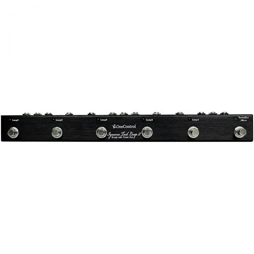  One Control},description:The Iguana from One Control is a five-channel loop switcher equipped with six DC outputs. The loops are all true bypass and it also has a separate tuner ou