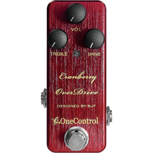  One Control},description:An update to the best-selling BJF Strawberry Red overdrive, the One Control Cranberry overdrive is perfect for cleanlight distortion effect. Like its pred