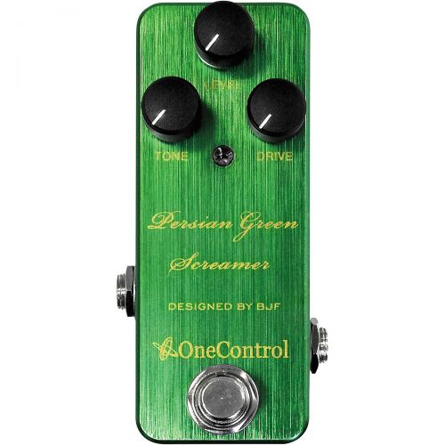  One Control},description:The One Control Persian Green Screamer overdrive is a laudable update on the classic green tube overdrive pedal. Exclusive BJF circuitry provides switchabl