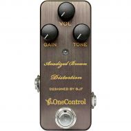 One Control},description:The Anodized Brown Distortion is an extremely versatile distortion effect that can be used with any amp, guitar or other effect pedals. It operates on driv