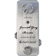 One Control},description:The One Control Granith Grey Booster produces a high-quality clean boost of up to +15dB with minimized switching noise thanks to BJF engineered circuitry.