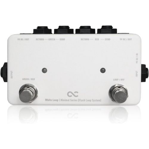  ONE CONTROL White Loop Minimal 2 Loop Flash Looper Pedal