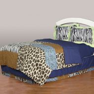 One Grace Place Jazzie Jungle Boy Full Bedding Set, 4 Piece