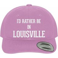 One Legging it Around Id Rather Be in Louisville - Soft Dad Hat Baseball Cap