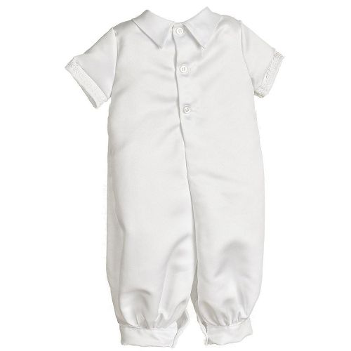  One Small Child Sawyer Satin Christening Baptism Blessing Outfits for Boys, Made in USA