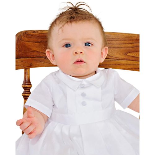  One Small Child Caleb Christening or Baptism Gowns for Boys, Made in USA