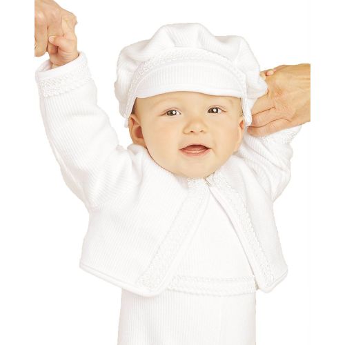  One Small Child Lucas Newborn Christening or Baptism Outfit for Boys, Made in USA